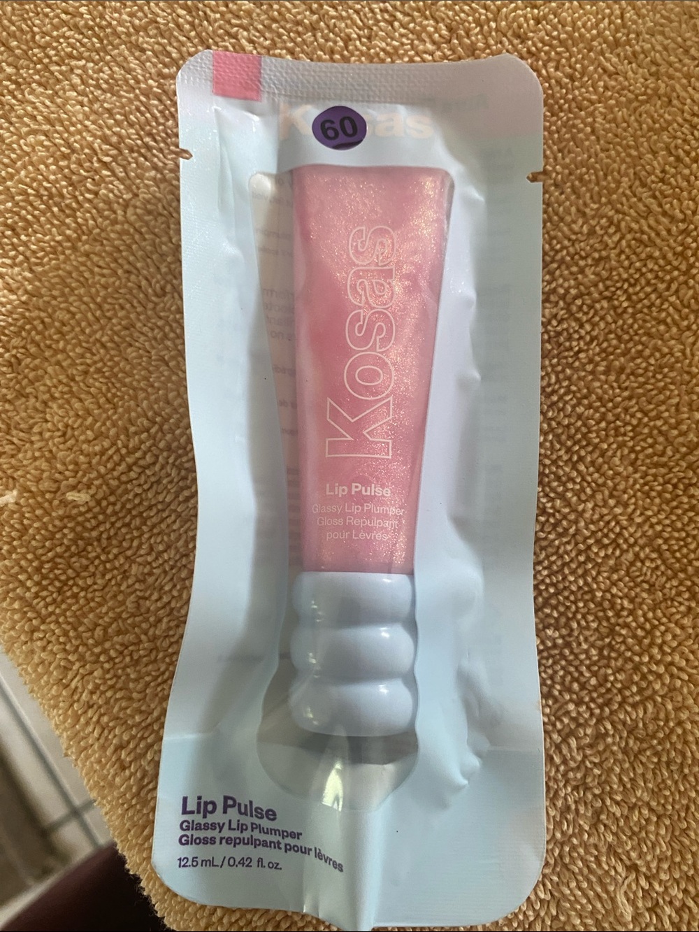 Kosas Lip Pulse Glassy Lip Plumper - Shimmery Light Pink